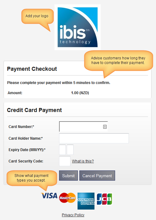 Customise Your Dps Hosted Payment Page Powered By Kayako Help