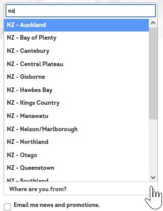 Country of origin search